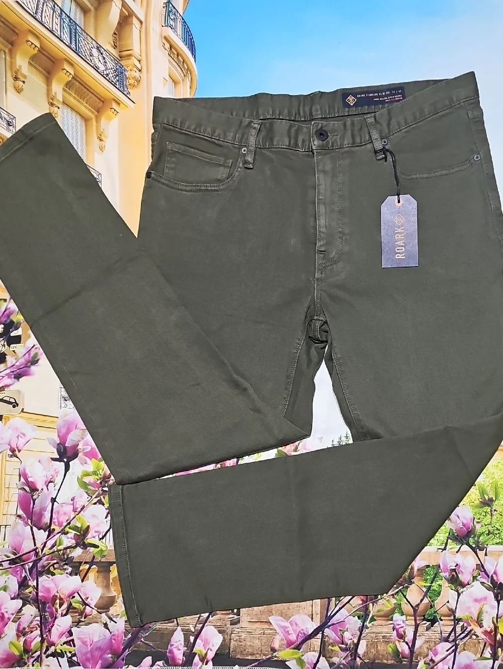 Roark green jeans
